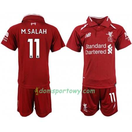 Koszulka Liverpool M.SALAH 11 Dziecięcy Domowe Koszulki Piłkarskie 2018-2019 Krótki Rękaw